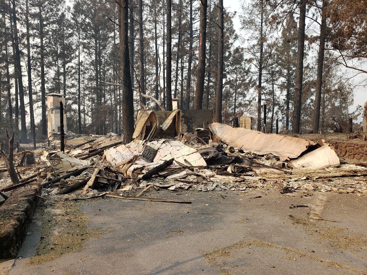 Property inspection after a wildfire